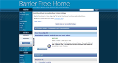 Desktop Screenshot of barrierfreehome.com